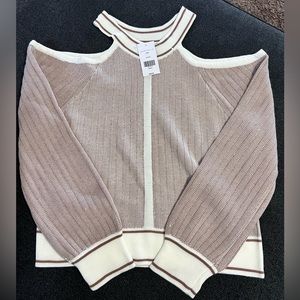 Willow root cold shoulder long sleeve S